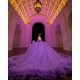 Ball Gown Purple Quinceanera Dresses Ruffled Vestidos De 15 Anos Chandelier Sleeve Sweet 15 Gowns